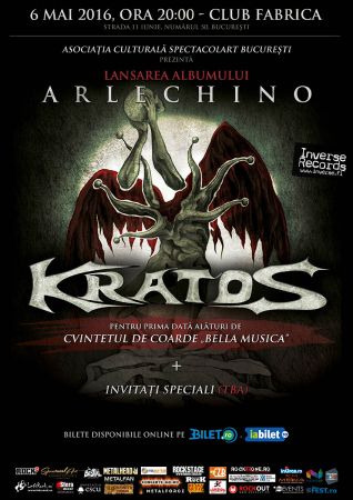 Kratos - Concert de lansare album "Arlechino"