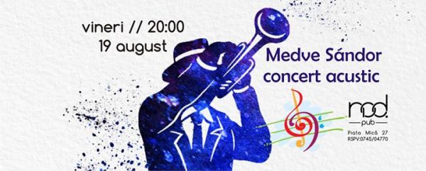 Concert acustic cu Medve Sandor "trumpet&loop"