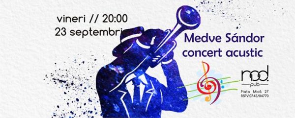 Concert acustic cu Medve Sandor "trumpet&loop"