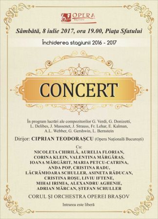 Concert de închidere a stagiunii