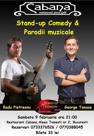 Stand Up Comedy & parodii muzicale cu George Tanase & Radu Pietreanu