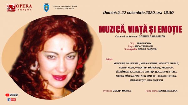 Gală aniversară Gabriela Hazarian (Online)