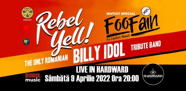 Concert Rebel Yell (tribut Billy Idol) + Foo Fain (tribut Foo Fighters)