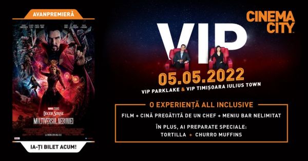 CINCO DE MAYO VIP: CINĂ ȘI FILM CU DR. STRANGE