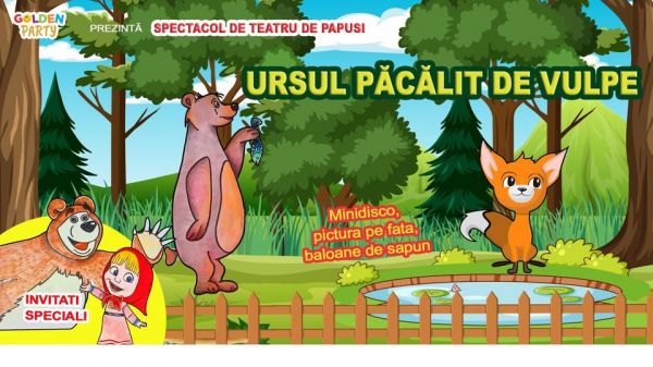 Ursul păcălit de Vulpe și invitații