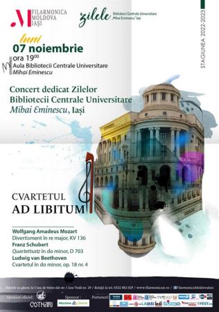 Concert cameral dedicat Zilelor Bibliotecii Centrale Universitare "Mihai Eminescu"