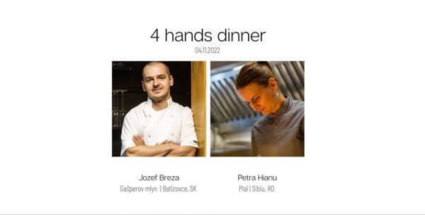 4 Hands Dinner | Jozef Breza x Petra Hianu