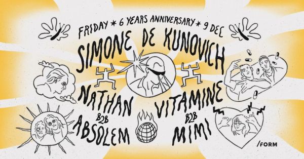 Vitamine 6 Years Anniversary w/ Simone De Kunovich & Mimi