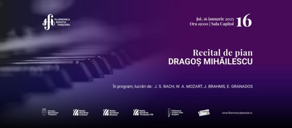 Recital de pian DRAGOȘ MIHĂILESCU