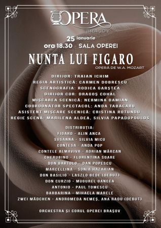 NUNTA LUI FIGARO – Operă de W.A. Mozart