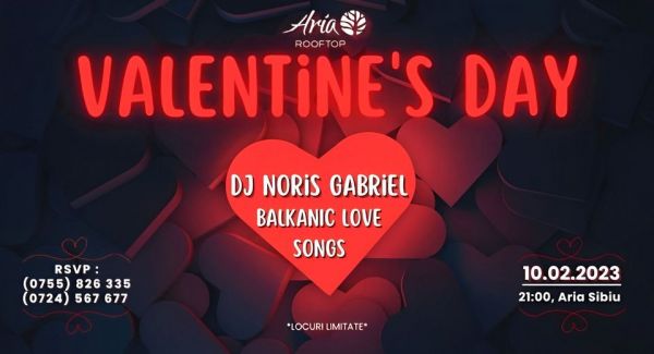 Valentine's Day 2023 Aria Rooftop