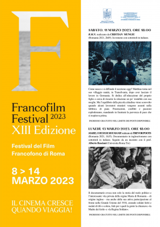 FRANCOFILM - Festivalului de Film Francofon din Roma