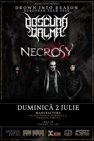 DROWN INTO REASON EUROPEAN TOUR w/ Obscura Qalma & Necrosy