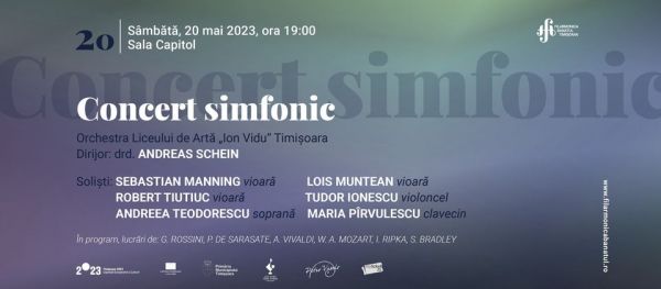 Concert simfonic - Orchestra Liceului de Artă "Ion Vidu"