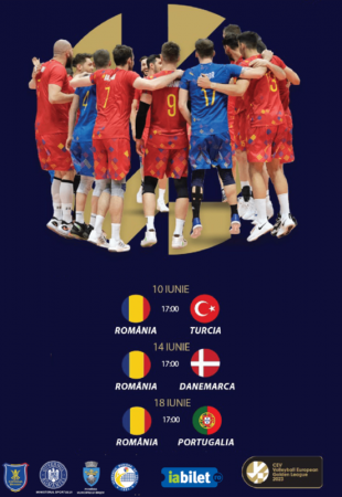 Turneu volei Golden League: România - Danemarca