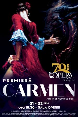 Opera Brașov închide stagiunea cu o premieră: "Carmen" de G. Bizet!