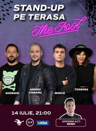 Stand-up comedy cu Sergiu Mirică, Gabriel Gherghe, Andrei Ciobanu și Teodora Nedelcu