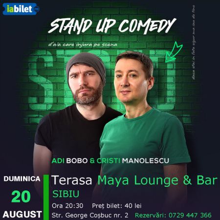 Stand-up Comedy - Adi Bobo si Cristi Manolescu