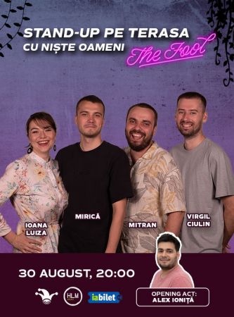 Stand-up comedy pe terasă cu Niște Oameni