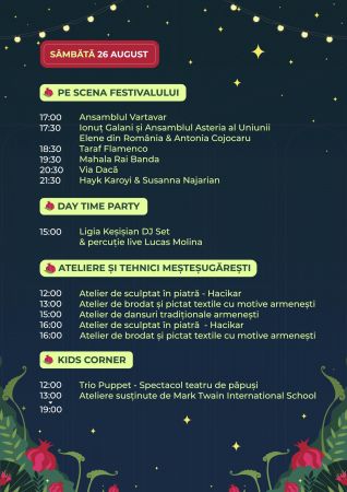 Festivalul Strada Armenească își deschide porțile