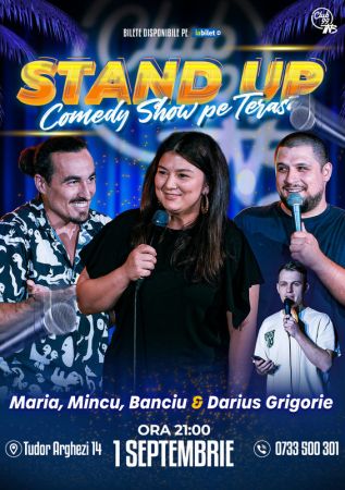 Stand Up Comedy cu Maria, Mincu, Banciu - Darius Grigorie