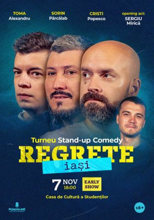 Stand-up Comedy cu Toma, Cristi & Sorin Pârcălab (Early Show)