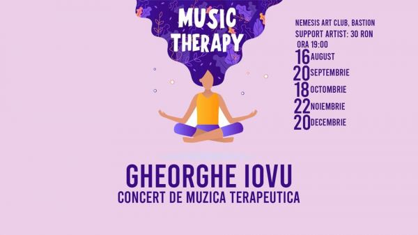 Gheorghe Iovu | Concert de muzică terapeutică