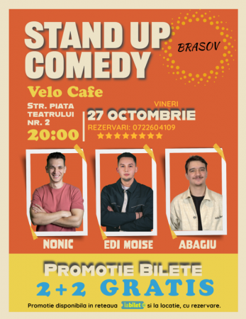 Stand-up Comedy cu Nonic, Edi Moise si Abagiu