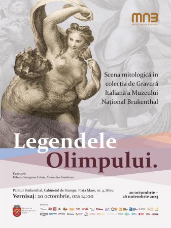 Legendele Olimpului. Scena mitologică în Colecția de Gravură Italiană a Muzeului Național Brukenthal