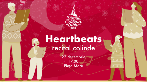 Heartbeats - Recital de colinde la TÂRGUL DE CRĂCIUN DIN SIBIU