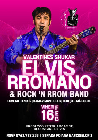 Valentine's Shukar w/ Elvis Rromano & Rock'n Rrom Band