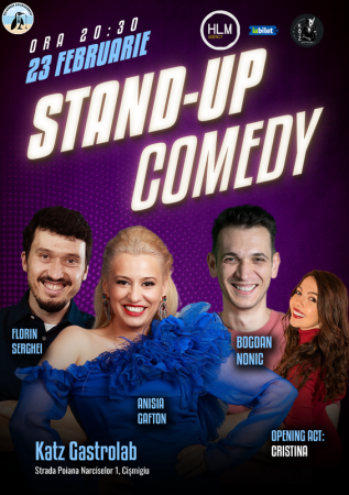 Stand-up Comedy cu Anisia Gafton, Serghei și Bogdan Nonic