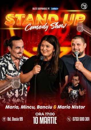 Stand Up Comedy cu Maria Popovici, Mincu, Banciu - Mario Nistor