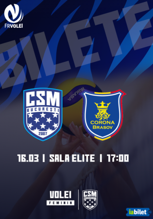 Divizia A1, etapa 22: CSM București vs CSM Corona Brașov