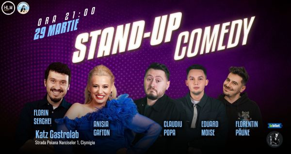 Stand-Up Comedy cu Anisia, Serghei, Popa, Moise și Păune