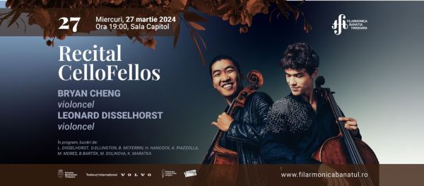 RECITAL CelloFellos | BRYAN CHENG – violoncel, LEONARD DISSELHORST - violoncel