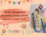 Atelier de pictură pe teniși pentru adulți