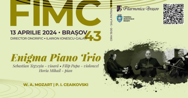 Recital Enigma Piano Trio cu Sebastian Tegzeșiu, Filip Papa și Horia Mihail