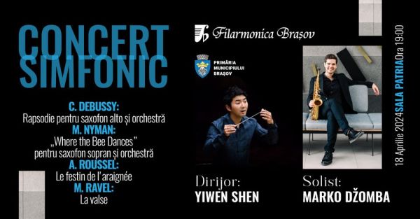 Yiwen Shen, Marko Džomba și orchestra Filarmonicii Brașov în concert