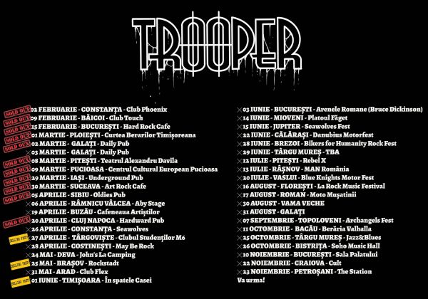 Trooper a lansat remasterizarea albumului „Vlad Țepeș: Poemele Valahiei”