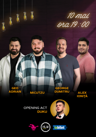 Stand-up comedy cu Micutzu, Geo Adrian, George Dumitru și Alex Ioniță