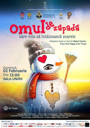 Spectacolul: "Omul de zăpadă care voia să întâlnească soarele"