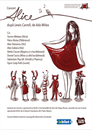 Concert Alice dupa Lewis Carroll, de Ada Milea