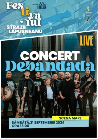 Concert live cu trupa Debandada | Festivalul Străzii Lăpușneanu