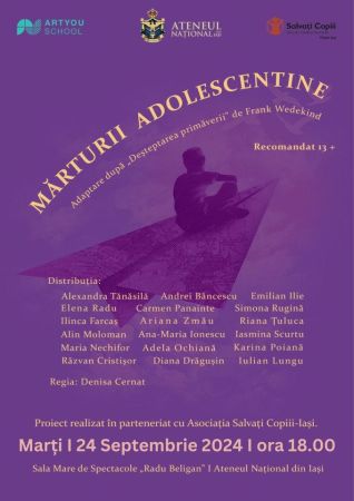 Mărturii adolescentine | Art You School