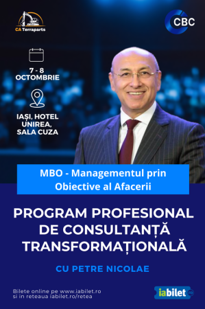 Program profesional de consultanta transformationala “MBO, Managementul prin Obiective al Afacerii”