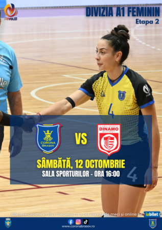 Volei feminin CSM Corona Brasov – CS Dinamo Bucuresti