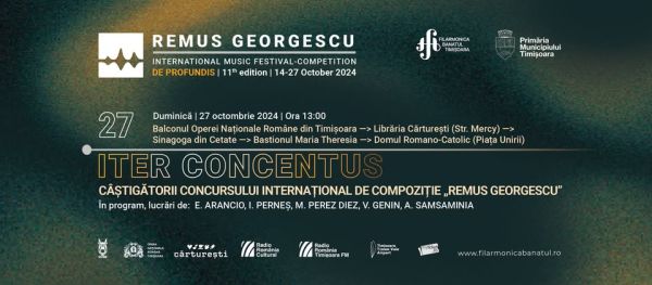 Concert itinerant ITER CONCENTUS | Câștigătorii Concursului Internațional de Compoziție R. Georgescu