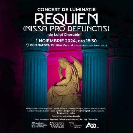 Concert de Luminație Requiem (Missa pro defunctis) de Luigi Cherubini