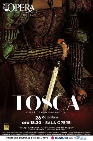 "Tosca", în anul Puccini, la Opera Brașov!